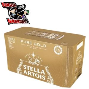 imagem do produto Cerveja Stella Puro Golde Lata 350ml (pacote)