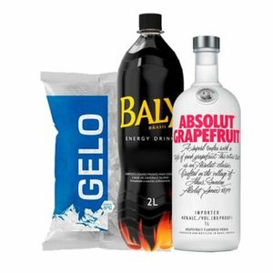 imagem do produto Absolut Sabor + Baly + Gelo 3kg