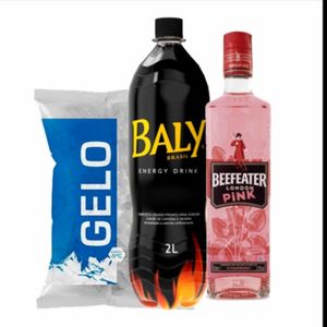imagem do produto Beefeater Pink + Baly + Gelo 3kg