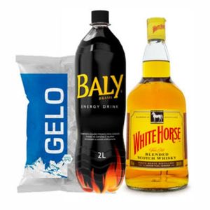 imagem do produto White Horse + Baly 2lt + Gelo 3kg