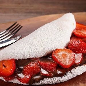 imagem do produto Tapioca - Nutella c/ Morango 