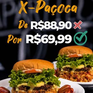 imagem do produto 2X Paçoca+ Refri 600ml de BRINDE!