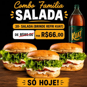 imagem do produto COMBO FAMÍLIA SALADA + kUAT 2l