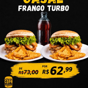 imagem do produto Combo Casal Frango Turbo + 600