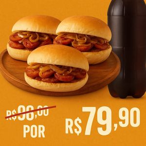 imagem do produto COMBO FAMÍLIA CALABRESA ACEBOLADA