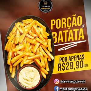 imagem do produto 1kg de batatas fritas+ molho da casa 