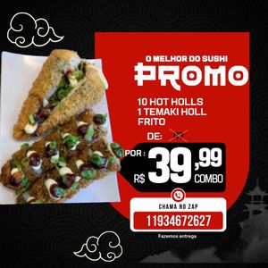 imagem do produto 10 hot holls g e 1 tamaki holl