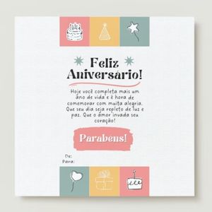 imagem do produto Mensagem de aniversário 