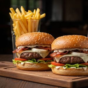 imagem do produto 2 x burguer truck Bacon + batata