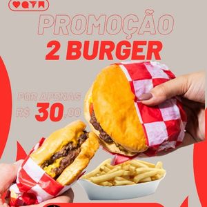 imagem do produto 2 x burguer truck Bacon + batata
