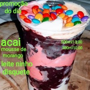 imagem do produto Mousse de morango, leite ninho, disquete 