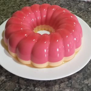 imagem do produto Gelatina ao Creme 2 cores 