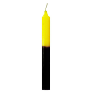 imagem do produto Vela amarela com preto n° 8