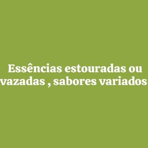 imagem do produto Essência estourada ou vazada sabor Variado