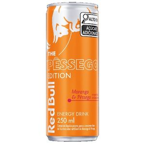 imagem do produto Energético Redbull 269ml Sabor: morango e pêssego 