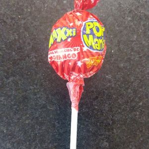 imagem do produto Pirulito grande PoP mania Sabor: Morango 