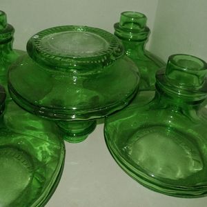 imagem do produto Vaso verde transparente vaso grosso 