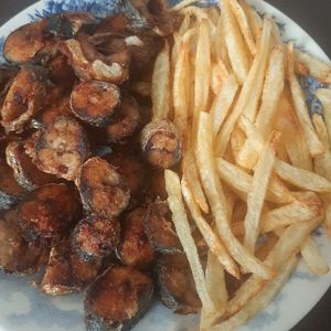 imagem do produto Cavalinha com batata frita com molho barbecue