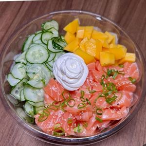 imagem do produto Poke salmão cru" 350 gramas   