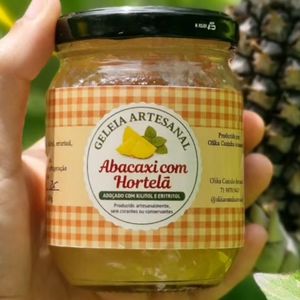 imagem do produto Geleia de abacaxi com hortelã 