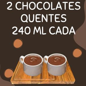 imagem do produto 2 chocolates quentes 240 ml cada