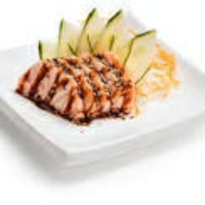 imagem do produto Sashimi Salmão Selado ao Molho Tarê 