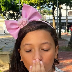 imagem do produto Arco em pé Barbie rosa claro 