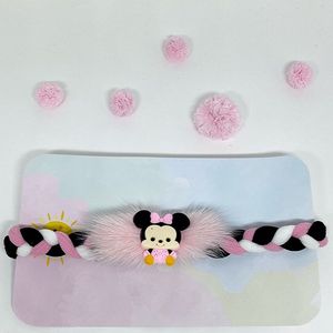 imagem do produto Tiara trançada bebê minnie. 