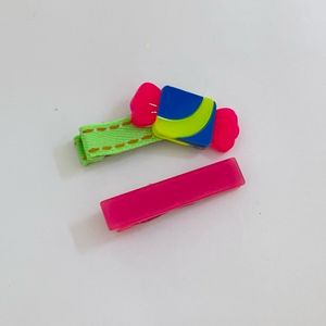 imagem do produto Dupla hair clip acrílico bala 