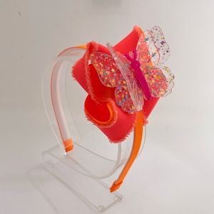 imagem do produto Tiara borboleta GG coral 