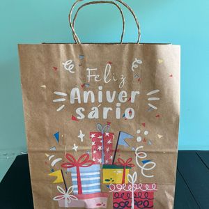 imagem do produto Sacola Kraft Estampada