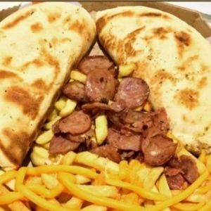 imagem do produto 2 x- tudo arabe + batata-frita recheado 