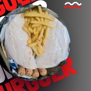 imagem do produto 2 baurus arabe + batata-frita 200g