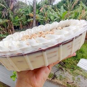 imagem do produto Pavê Tradicional com Ganache - TRAVESSA G SERVE 10 PESSOAS