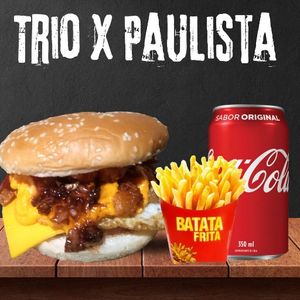 imagem do produto Trio X Paulista ( coca lata)