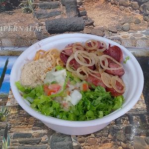 imagem do produto Calabresa a cebolada com salada verde