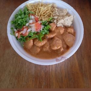 imagem do produto Strogonoff de frango com batata palha s/feijão 