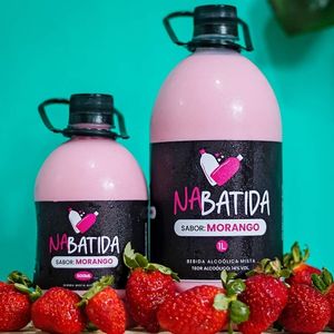 imagem do produto Na Batida Sabor Morango 1 litro
