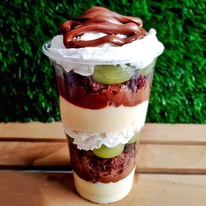 imagem do produto Copo ninho com Nutella e uva Thompson 