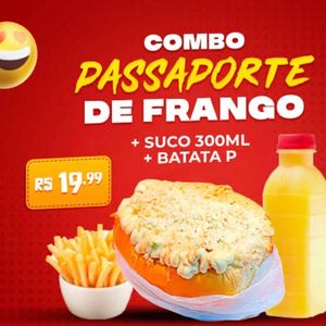 imagem do produto Combo passaporte frango+batata+suco