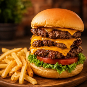 imagem do produto Dk triplo + fritas 