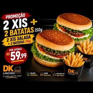 imagem do produto Combo 2xis salada +2 batatas 