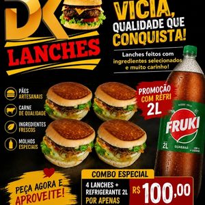 imagem do produto 4 xis salada +fruki 2 litros Combo  somente na tele ou retirada 