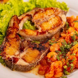 imagem do produto Posta de Peixe grelhado com Molho de Camarão 7B