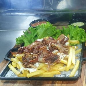 imagem do produto Batata com crean cheese e bacon 