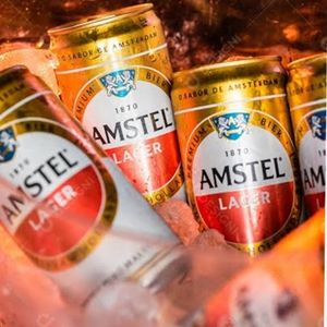 imagem do produto Balde de Latinha 350 ml 5 und amstel