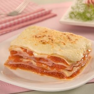 imagem do produto Lasanha de queijo e presunto 
