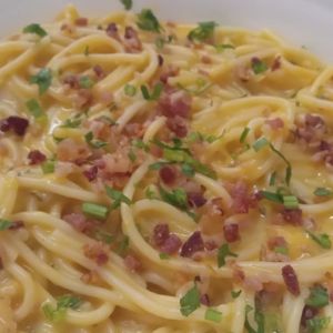 imagem do produto Macarrão com queijo e Bacon 