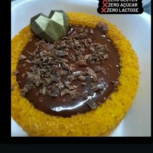 imagem do produto Mini bolo piscina cenoura(zero glúten  zero açúcar  zero lactose)