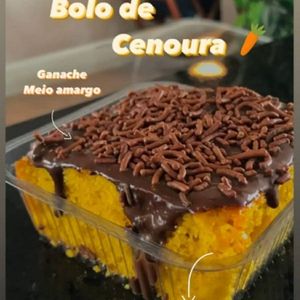 imagem do produto Pedaço bolo de cenoura funcional 